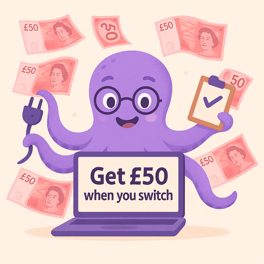 Get £50 when you switch to Octopus Energy